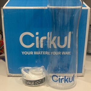 42oz Cirkul Clear Hydration Bottle with Grey